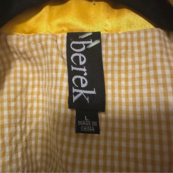 Berek Color of Sunshine Knit Double Zip Up Jacket Size Large - Picture 2 of 10